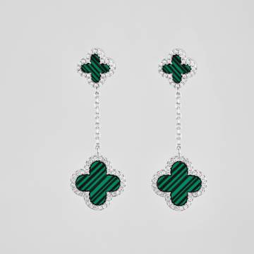 Серебряные серьги Minimal 520898/1з Серебряные серьги Minimal 520898/1з