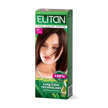 Стойкая крем-краска для волос Elitan Hair Color Cream 31 Каштановый, 115 мл Стойкая крем-краска для волос Elitan Hair Color Cream 31 Каштановый, 115 мл