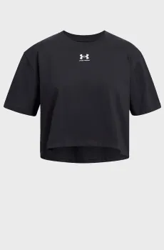 Детская черная футболка UA Rival SS Черный 8 Under Armour 1389755-001