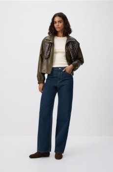 Reserved - Джинси широкого крою - темно-синій - 125IL-59J