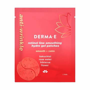 Гидрогелевые патчи для кожи вокруг глаз Derma E Retinol Line Smoothing Hydro Gel Patches с ретинолом, 5 пар Гидрогелевые патчи для кожи вокруг глаз Derma E Retinol Line Smoothing Hydro Gel Patches с ретинолом, 5 пар