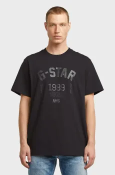 Мужская черная футболка Черный L G-Star RAW D26857,C784