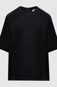 Черная блуза HAVANA из шелка