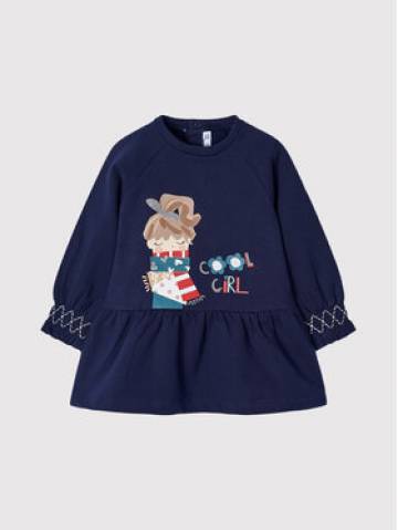 Mayoral Повсякденна сукня 2956 Cиній Regular Fit Mayoral Повсякденна сукня 2956 Cиній Regular Fit