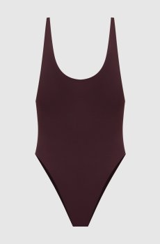 Бордовый купальник