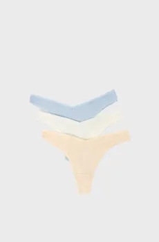 Женские трусики-танга (3 шт) JOHN Разноцветный M Etam 6539634