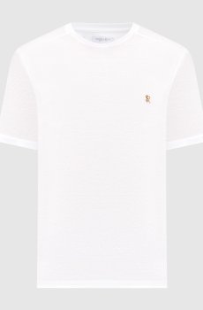 Белая футболка с монограммой