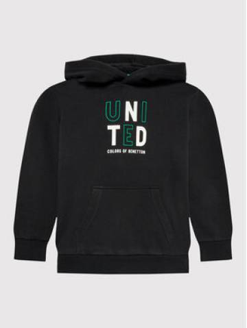 United Colors Of Benetton Світшот 3J68C200V Чорний Regular Fit United Colors Of Benetton Світшот 3J68C200V Чорний Regular Fit
