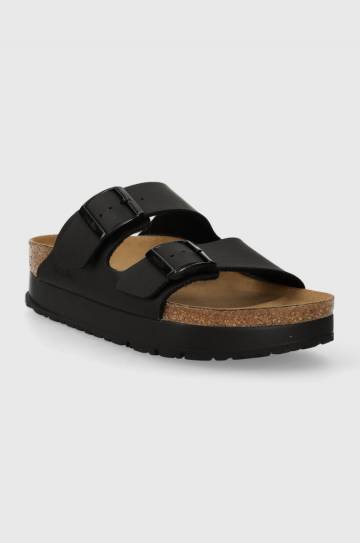 Шлепанцы Birkenstock Arizona Platform Flex женские цвет чёрный 1027395 Шлепанцы Birkenstock Arizona Platform Flex женские цвет чёрный 1027395