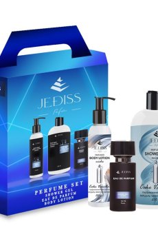 Парфюмированный набор унисекс Jediss 17 (гель для душа, 200 мл + парфюмированная вода, 50 мл + лосьон для тела, 150 мл)