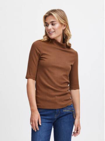 Fransa Блузка 20612503 Коричневий Regular Fit Fransa Блузка 20612503 Коричневий Regular Fit