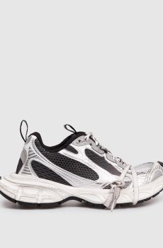 Серые кроссовки 3XL с логотипом