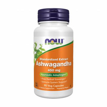 Ашваганда NOW Foods Ashwagandha 450 мг, 90 вегетарианских капсул Ашваганда NOW Foods Ashwagandha 450 мг, 90 вегетарианских капсул