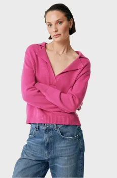Женский малиновый пуловер Малиновый M Mexx JO0977036W