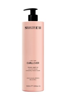 Уценка! Шампунь Selective Professional Curllover Shampoo для вьющихся и химически завитых волос, 1 л