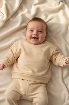 Кофта з круглим вирізом - нюдовий