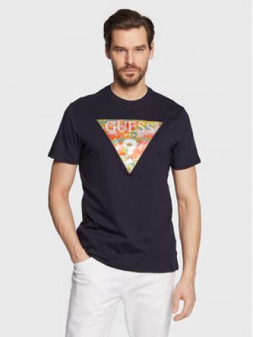 Guess Футболка Abstract Logo M3GI57 K9RM1 Cиній Slim Fit Guess Футболка Abstract Logo M3GI57 K9RM1 Cиній Slim Fit