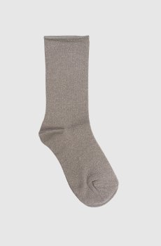 Серые носки с кашемиром и шелком