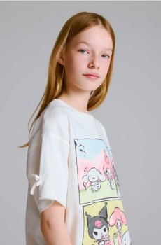 Reserved - T‑shirt Hello Kitty and Friends - кремовий - 138HU-01X