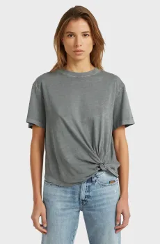 Женская зеленая футболка Washed relaxed Зеленый XS G-Star RAW D29393,2653