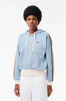Женская голубая толстовка Голубой 38 Lacoste SF7606WB5