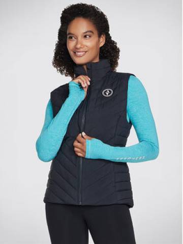 Skechers Безрукавка Goshield Everyday Vest JA7 Чорний Regular Fit Skechers Безрукавка Goshield Everyday Vest JA7 Чорний Regular Fit