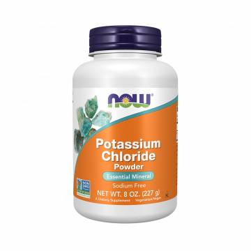 Хлорид калия NOW Foods Potassium Chloride Powder в порошке, 227 г Хлорид калия NOW Foods Potassium Chloride Powder в порошке, 227 г