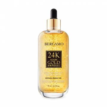 Антивозрастная сыворотка для лица Bergamo Ampoule 24K Luxury Gold с золотом, 110 мл