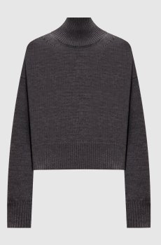 Серый свитер Dolcevita из шерсти