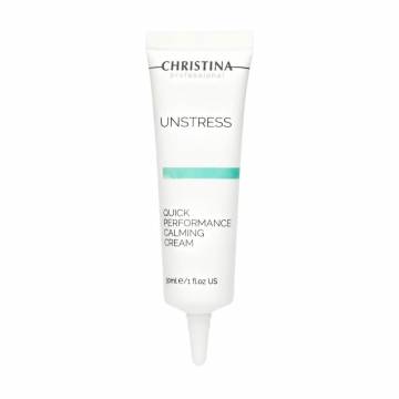 Успокаивающий крем для лица быстрого действия Christina Unstress Quick Performance Calming Cream, 30 мл Успокаивающий крем для лица быстрого действия Christina Unstress Quick Performance Calming Cream, 30 мл