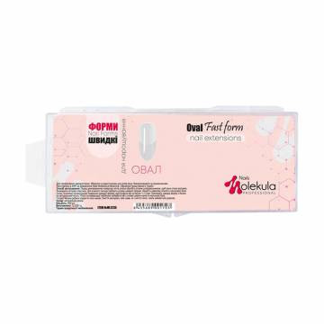 Формы-типсы для наращивания ногтей Nails Molekula Professional Овал, 24 шт Формы-типсы для наращивания ногтей Nails Molekula Professional Овал, 24 шт