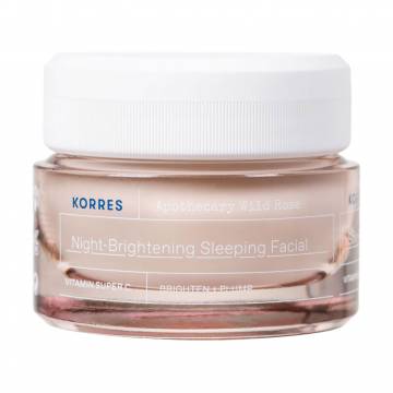 Осветляющий ночной крем для лица Korres Apothecary Wild Rose Night-Brightening Sleeping Facial, 40 мл Осветляющий ночной крем для лица Korres Apothecary Wild Rose Night-Brightening Sleeping Facial, 40 мл