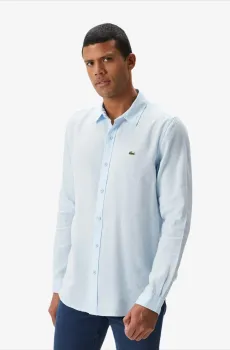 Мужская голубая рубашка Голубой 45 Lacoste CH0410ST01