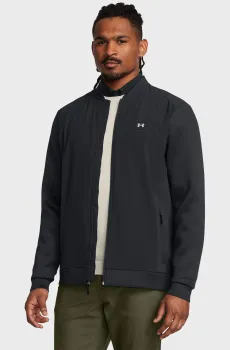 Мужская черная куртка UA Drive Pro Storm Hyb FZ Черный S Under Armour 1387117-001