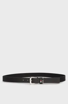 Женский черный кожаный ремень TJW HERITAGE 3.0 Черный 90 Tommy Jeans AW0AW16999