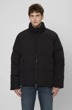 Мужской черный пуховик Черный L PRPY PMOUTSKF0020