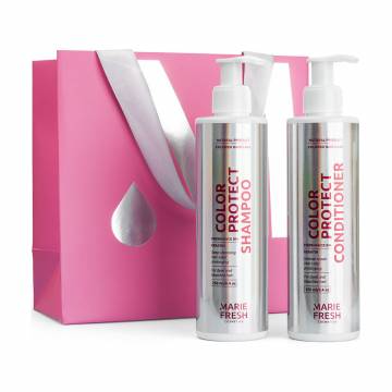 Подарочный набор для окрашенных волос Marie Fresh Cosmetics Gift Set Colored Hair Care (шампунь, 250 мл + кондиционер, 250 мл) Подарочный набор для окрашенных волос Marie Fresh Cosmetics Gift Set Colored Hair Care (шампунь, 250 мл + кондиционер, 250 мл)