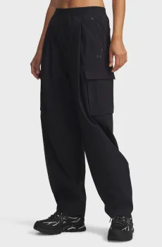 Женские черные спортивные брюки UA Unstoppable Rstop Cargo Черный M Under Armour 6007025-001