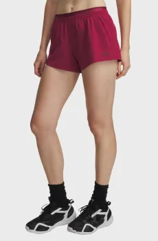 Женские малиновые шорты UA Vanish Woven 3in Shorts Малиновый XS Under Armour 6009965-622