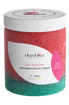 Скраб-жвачка для тела Dushka Watermelon Ice Cream Body Scrub-Gum, 330 г