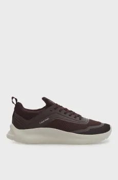 Мужские бордовые кроссовки LIGHT EVA RUN Бордовый 44 Calvin Klein HM0HM02164