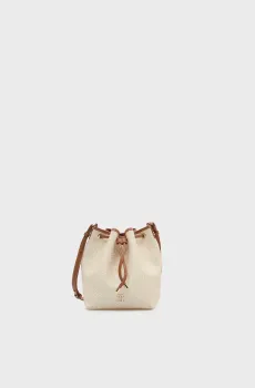 Женская бежевая сумка с узором MONOPLAY Бежевый ONESIZE Tommy Hilfiger AW0AW18847