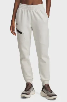Женские белые спортивные брюки Unstoppable Flc Jogger Белый XS Under Armour 1379846-110