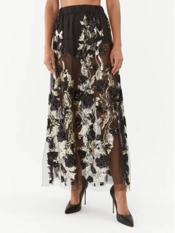 Silvian Heach Спідниця-максі GPA23304GO Чорний Regular Fit Silvian Heach Спідниця-максі GPA23304GO Чорний Regular Fit