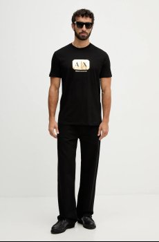 Хлопковая футболка Armani Exchange