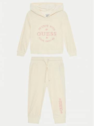 Guess Спортивний костюм K4BG03 KCH92 Écru Regular Fit Guess Спортивний костюм K4BG03 KCH92 Écru Regular Fit
