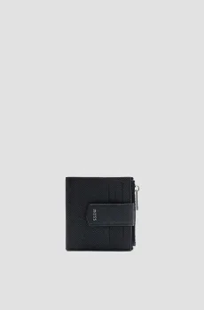 Мужской черный кожаный кошелек Черный ONESIZE BOSS 50513639;001