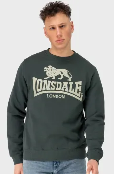 Мужской темно-зеленый свитшот GO SPORT Зеленый M Lonsdale 113374