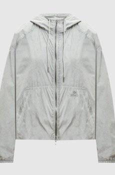 Серая ветровка