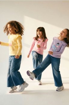 Бавовняні футболки з принтом 3 pack - різнобарвний